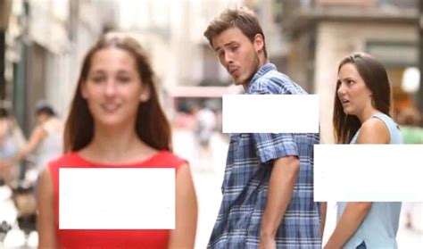 man looking at woman meme|meme generator distracted boyfriend.